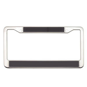 Soporte de Matrícula Personalizado JR con Logotipo, Estándar Estadounidense de <span class=keywords><strong>Amazon</strong></span>, Acero Inoxidable de Lujo, con Adhesivo, para Placa de Matrícula - Product Image 3