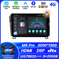 MEKEDE M7 PLUS Android Auto Car-play 2K QLED Bildschirm Autoradio für Toyota Tundra 2007-2013 BT 5.1 Auto-Player