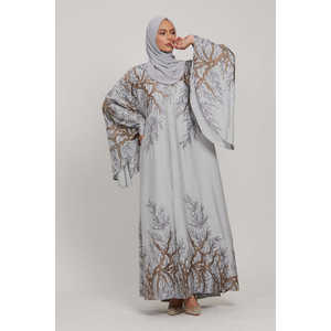 Luxury Embellished Acacia Open Farasha Modest Evening <strong>Dress</strong> - Product Image 4
