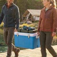 Glacière isotherme portable 3-en-1 en plastique PP/PE de 5L et 33L pour pique-niques et voyages, conservation des aliments