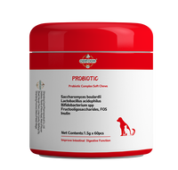 Complément alimentaire naturel personnalisé pour animaux de compagnie, probiotiques, prébiotiques, comprimés à mâcher souples, absorption rapide pour chats et chiens, biologique, sans céréales, santé immunitaire intestinale