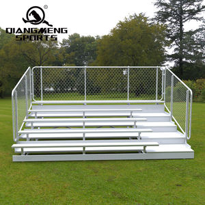 ที่นั่งอัลลูมิเนียม 5 แถว ลานจอดคุณภาพสูงพร้อมราวกั้น - Product Image 3