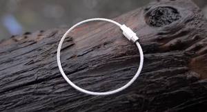 10PCS 15CM Herramientas para Exteriores EDC, Herramientas de Camping, Equipo Táctico, Kit de Llavero Multiusos, Llavero de Cable de Acero Inoxidable 304, Accesorios de Viaje - Product Image 5