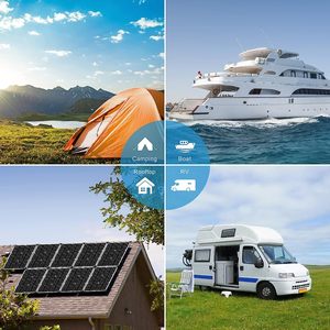 OEM Mini năng lượng mặt trời nhỏ Bảng điều khiển 12V 18V 5W 10W 20W 50W 80W 100W tùy chỉnh Monocrystalline tấm pin mặt trời cho nhà - Product Image 4