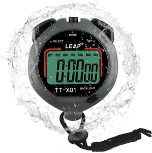 TT-X01 Sports Timer with Night Light Waterproof Stopwatch Countdown Stop Watch