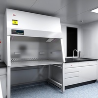 Sistem Ruang Bersih Modular Baru Kelas ISO 5-8 Filter HEPA Efisiensi 99,97% untuk Laboratorium Patogen Mikroba Kultur Sel Steril
