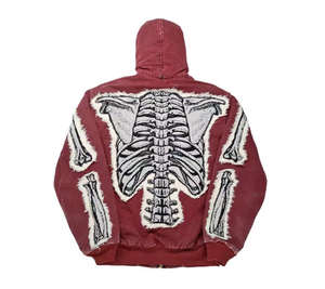 Vente en gros 2025 – Sweats à capuche en tissu tricoté 100 % coton, anti-rétrécissement, durables, épais, style urbain, effet vintage, avec logo imprimé sur le devant - Product Image 6