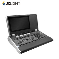 Console d'éclairage professionnelle KingKong Baton-1616 Touch à double écran avec étui
