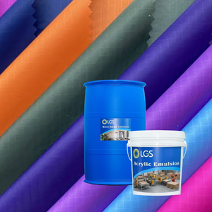 Pegamento de emulsión acrílica a base de agua LGS de alta adhesión para tela de nailon, cuero artificial, PU, PE, cartón y múltiples materiales. - Product Image 1