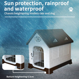 รังสัตว์เลี้ยงกันน้ำและกันลื่นออกแบบด้านล่างระบายอากาศควบคุมกลิ่นง่ายประกอบง่ายทนทานฐานยก - Product Image 4