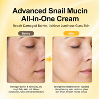 Crème Visage Bio Naturelle à la Bave d'Escargot avec Niacinamide et Collagène Anti-rides Hydratante Réparatrice – Fournisseur Marque Blanche