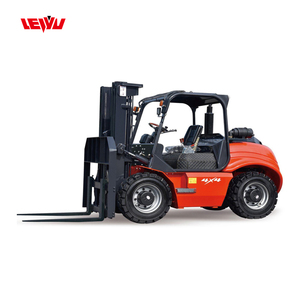 Fábrica Atacado Novo 3 Ton 3.5 Ton Diesel Fork Lift All Terrain 4WD 3m 4m 4.5m 5m 6m Elevação Heights Road Empilhadeira - Product Image 5