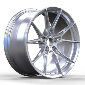 19 20 21 İnç Fırçalanmış Gümüş Tamamen Dövme Jantlar 5x112 PCD BMW G80 M3 G82 M4 Competition'a Uyumlu - Product Image 1