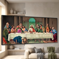 Grande décoration murale Art Déco en verre brillant et cristal avec cadre en aluminium, design traditionnel, 60x90cm, décoration suspendue pour la maison