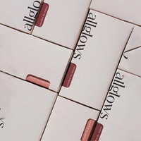 Boîtes d'emballage de luxe pour rouge à lèvres en carton, personnalisées avec logo imprimé, pour gloss et cosmétiques, vente en gros