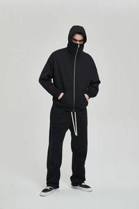 Nuova moda qualità in Stock abbigliamento uomo borsa canguro felpa con cappuccio con il viso mascherato da uomo - Product Image 3