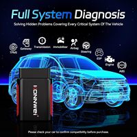 KONNWEI KDIAG 5, Herramienta de Diagnóstico Automotriz OBD2 con Bluetooth, Lector de Códigos, Control Bidireccional, Reinicio de Servicios, Diagnóstico Completo de Sistemas