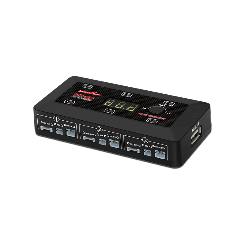 UltraPower UP-S6 Six-Channel 26.1W Smart balance Charger for UAV/Drone/Car/Rc toys and all type batteries Charging.