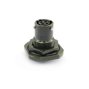 โรงงาน KILOTEC ผลิตภัณฑ์ตามมาตรฐาน MIL Spec DTL 26482 ซีรีส์ MS3114A8-<span class=keywords><strong>4S</strong></span> ขั้วต่อแบบ Jam Nut ตัวเมีย 4 ขา แบบกลม สำหรับติดตั้งในกล่อง  ทำจากทองแดง - Product Image 2