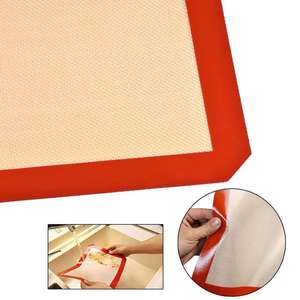Bán buôn không thấm nước Silicone bột Pastry Mat cấp thực phẩm tái sử dụng sợi thủy tinh không trượt Silicone Baking Mat - Product Image 6