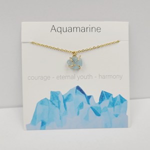 Fashion Boho February Birthstone gioielli di cristallo di ametista quarzo gemma collana per pietra grezza regalo di compleanno per le donne - Product Image 6
