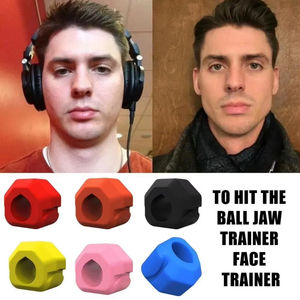 A0518 Silicone <b>Exerciser</b> Silica <b>Face</b> Fitness Ball Jaw <b>Exerciser</b> Facial Toner Reduce Double Chin Relax Ball Jawline Simulator - Product Image 4