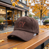 Topi Baseball Logo Kustom Personal 6 Panel Wol Murni Tanpa Struktur Bordir Hadiah Retret Perusahaan Team Building