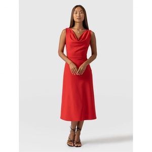 เดรสยาวแฟชั่นดีไซน์ใหม่ เซ็กซี่ ไร้แขน ทรงเข้ารูป ผ้าถัก ลายดอกไม้ สำหรับฤดูร้อน สไตล์ลำลอง สำหรับผู้หญิง - Product Image 1