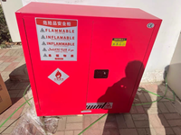Armoire de stockage de sécurité en acier antidéflagrant pour liquides combustibles produits chimiques inflammables pour métal d'hôpital d'atelier d'école