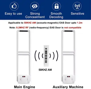 S-400 keamanan ritel EAS produk keamanan antena Alarm gerbang keamanan anti-maling AM 58Khz untuk toko