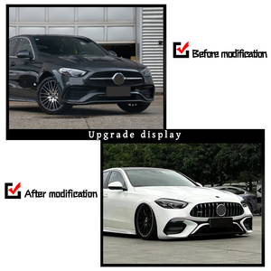 Mercedes C-class W206 (2019-2021 Model) AMG C63 Auto Bumper Side <b>Skirt</b> Body Kit Upgrade Stylish Car Bumpers - Product Image 4