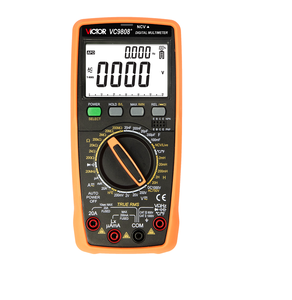 VICTOR-Medidor de capacitancia 9808 + 2000uF, medidor de temperatura e inducción de frecuencia de 10MHz, multímetro Digital LCR 3 1/2 - Product Image 1