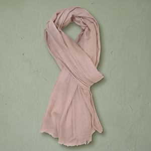 Cashmere Wool Women's Shawl Baby <b>Pink</b> Geometric Digital Print Soft Lightweight - Product Image 3