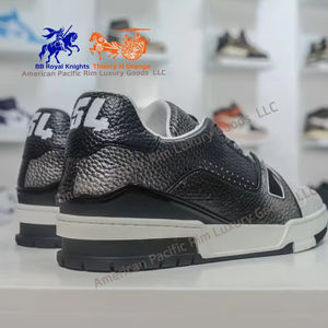 Chaussures de sport de luxe pour hommes, modèle Tranier, à bout rond et semelle épaisse, idéales pour la course, le sport décontracté et le skateboard – Nouveauté très prisée - Product Image 4