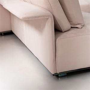 โซฟาหนังแท้ดีไซน์อิตาลีสุดหรู ขนาดใหญ่ รูปทรงตัวแอล สำหรับห้องนั่งเล่นทันสมัย - Product Image 6