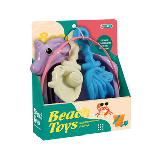 Secchiello Pieghevole da Spiaggia Unicorno in Plastica Morbida, Set da Gioco per <span class=keywords><strong>Sabbia</strong></span> da Esterno con Stampi e Paletta, Clessidra, per Bambini 5-7 Anni - Product Image 1