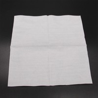 Serviettes Airlaid noires 2 plis personnalisées Serviettes en papier de qualité pour restaurants avec boîte imprimée du logo doré Style mouchoir