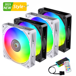 Lovingcool 120mm ARGB RGB hava PC Fan <span class=keywords><strong>CPU</strong></span> soğutucu ve oyun radyatör işlemci bilgisayar Atx durumda soğutma hayranları ile - Product Image 5