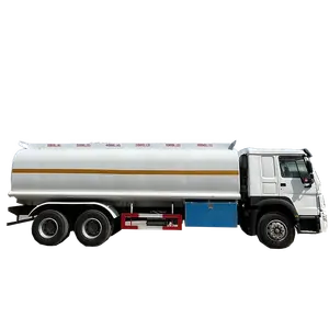 good condition sino howo fuel tank 20000 liters 6x4 10 tires 371 375 hp euro 3 used new tank truck for sale