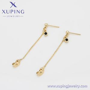 Para <span class=keywords><strong>Xuping</strong></span> <span class=keywords><strong>Jewelry</strong></span> X000988271 Y2K Pendientes de oreja de moda con cadena larga Colgante <span class=keywords><strong>Material</strong></span> de aleación - Product Image 5