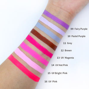 Gp nhãn Tùy chỉnh chống cọ xát lâu dài kim loại <span class=keywords><strong>Eyeshadow</strong></span> Kem phosphor UV cơ thể chất lỏng mặt mỹ phẩm trang điểm hóa học - Product Image 1