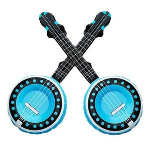 Inflatable Eco-Friendly PVC Guitar Microphone Set-Fun Musical Party Props Silk Screen Printing for Promotional Gifts Stage - Product Image 4