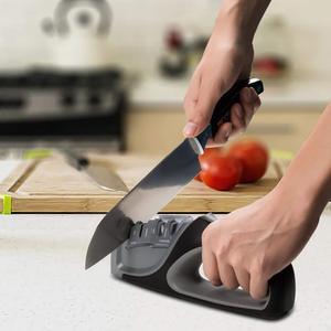 Afilador de cuchillos Acmind de cuatro ranuras, 8.5 pulgadas, manual, multi-grano, herramienta de cocina para cuchillos estándar y asiáticos - Product Image 3