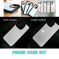 Coque de téléphone vierge à transfert thermique DIY, texture antidérapante, coque 2 en 1 avec option d'anneau magnétique pour les modèles d'iPhone