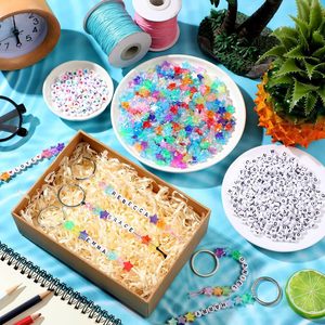 Có thể điều chỉnh nhựa thư hạt chuỗi DIY Kit độc quyền cá nhân Bead Keychain trang sức & Mặt dây chuyền cho mẹ thời trang Quà Tặng - Product Image 3