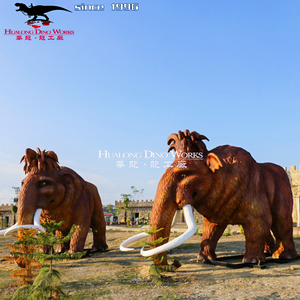 Estatua de animal animado como Mamut de la estatua de animal del zoológico a la venta - Product Image 3