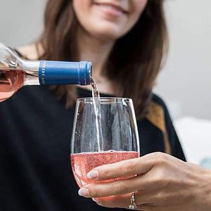 Kırılmaz 12oz PET/Tritan şarap bardağı trumblers şeffaf plastik sapsız şarap kadehleri şarap bardağı es - Product Image 4