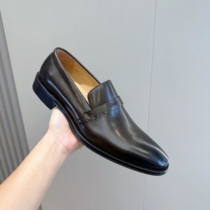 Zapatos de cuero formales de lujo de la serie clásica, cómoda y a la moda - Zapatos de diseñador de cuero clásicos de marca - Product Image 4