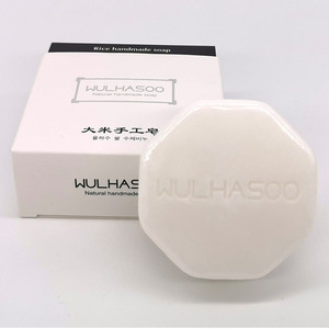 Bán buôn thảo dược giữ ẩm làm trắng sáng handmade núi lửa bùn gạo tự nhiên rắn Thanh xà phòng cho khuôn mặt - Product Image 3