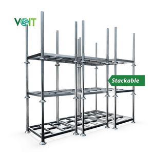 Poste de almacenamiento de acero y metal galvanizado apilable de alta resistencia - Product Image 3